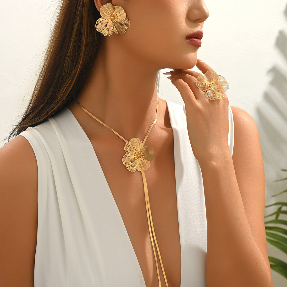 Flower Lariat Jewelry