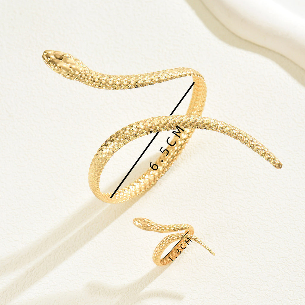 Sweeping Snake Cuff Jewelry — product image 4