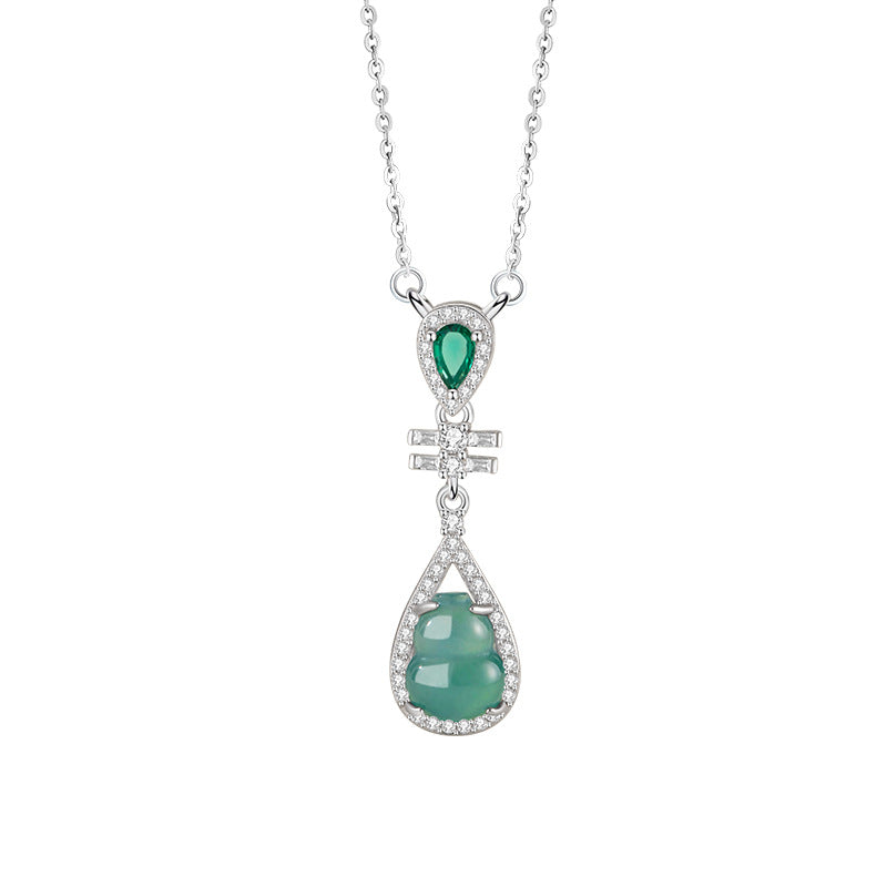 Biżuteria ze srebra próby 925 – tykwa i jade