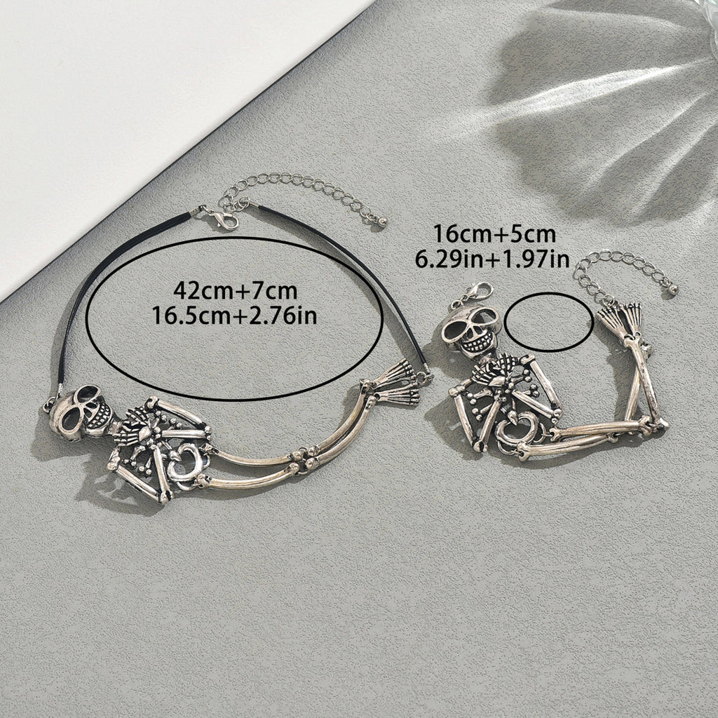 Skull and Geometric Cord Jewelry — product image 4