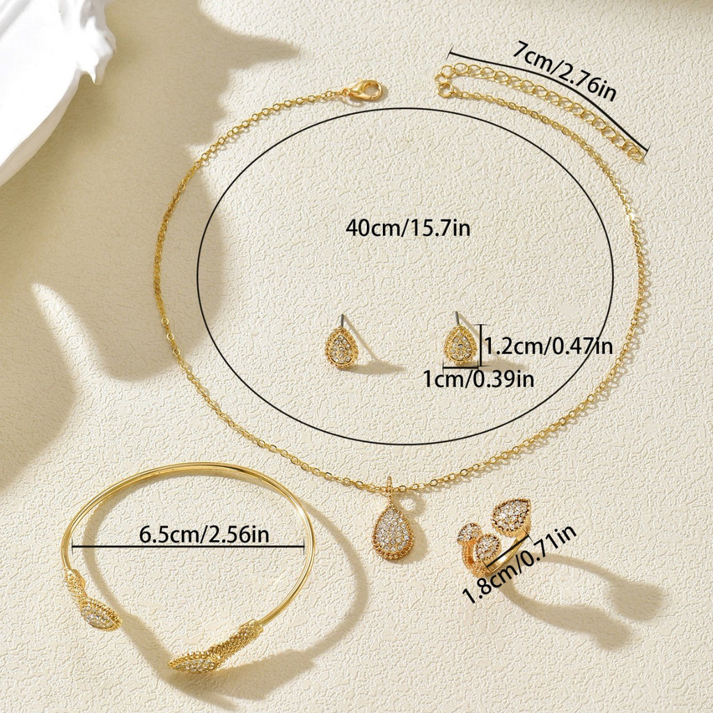 Teardrop Pavé-Effect Jewelry — product image 4