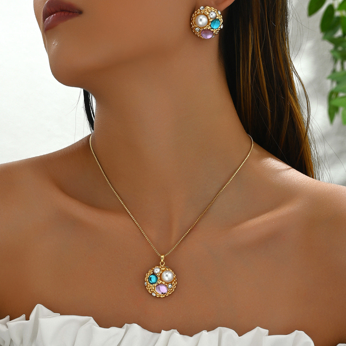 Colorful Round Mosaic Jewelry — product image 2