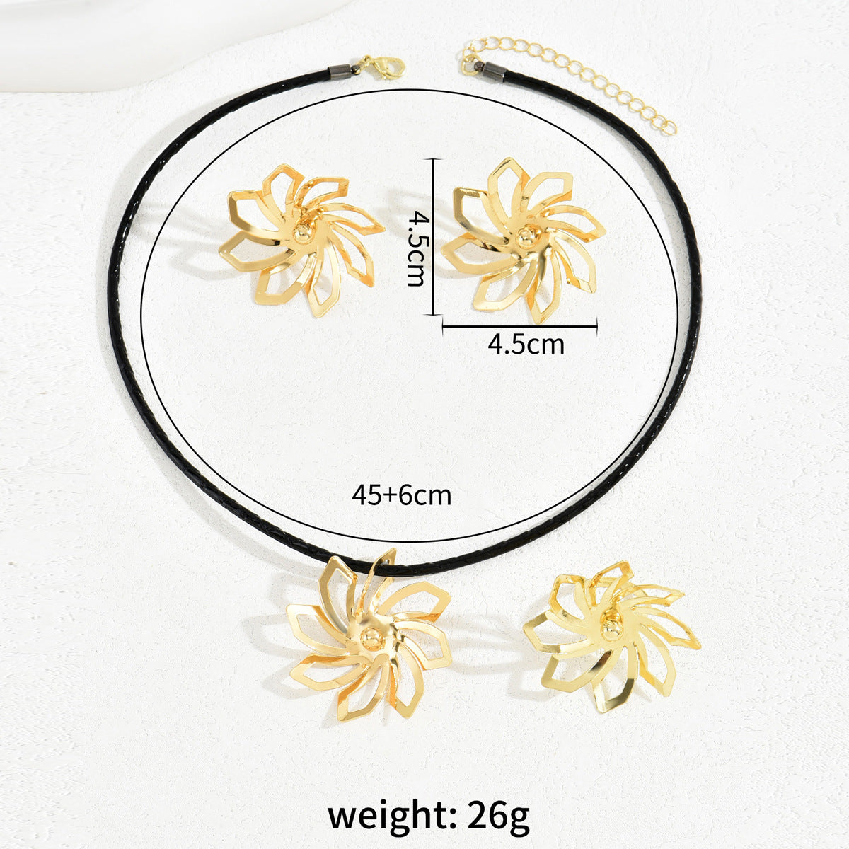 Open Petal Cord Jewelry — product image 4