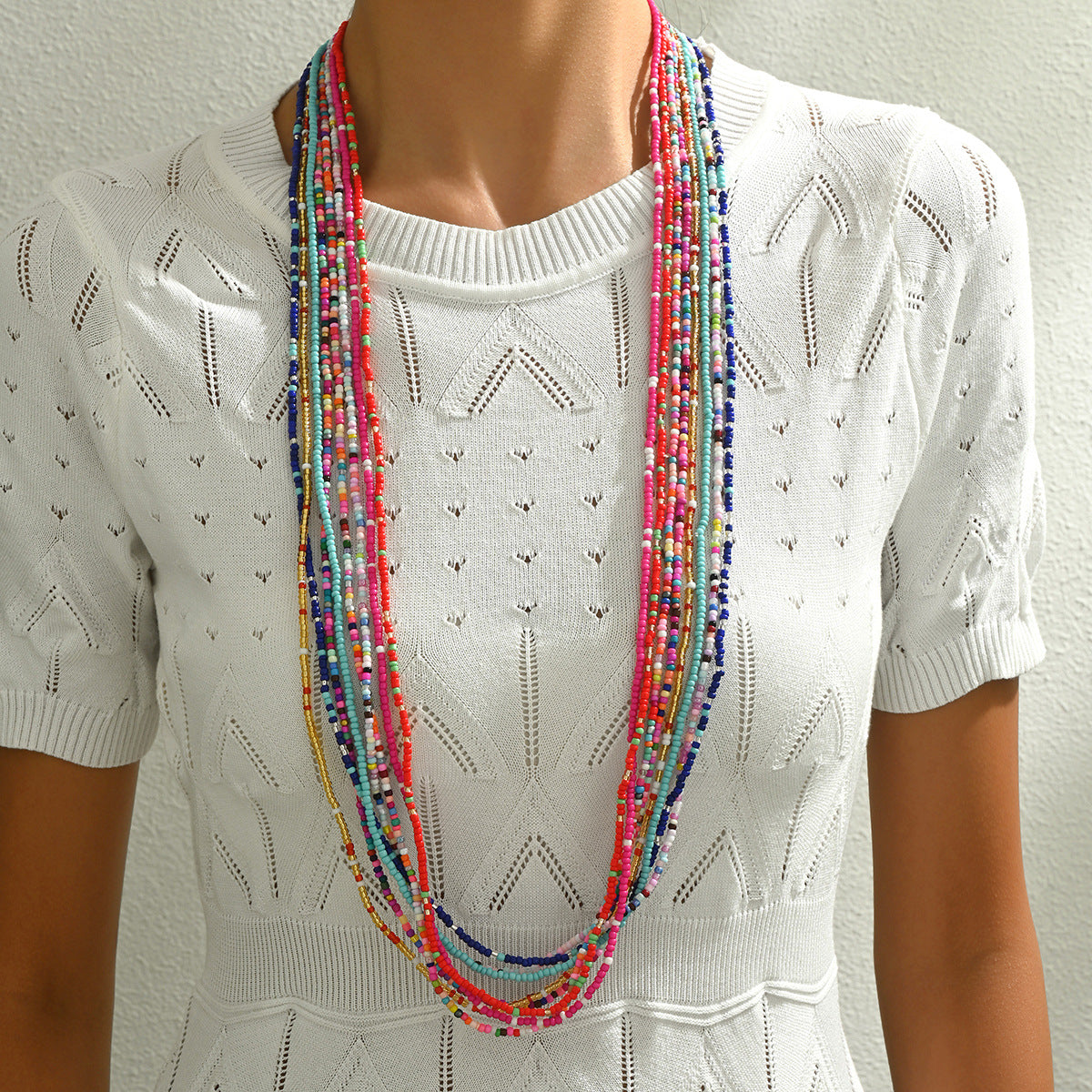 Colorful Fine-Bead Strand Jewelry