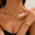 Rippled Metal Jewelry