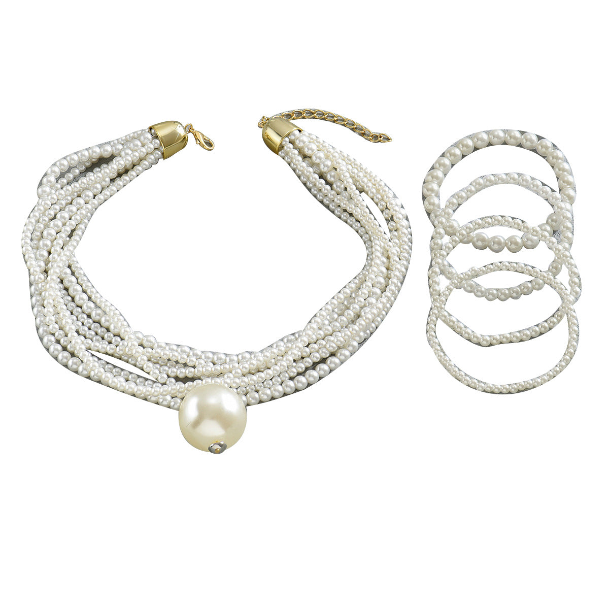 Fine Multi-Strand Pearl-Effect Jewelry — product image 5