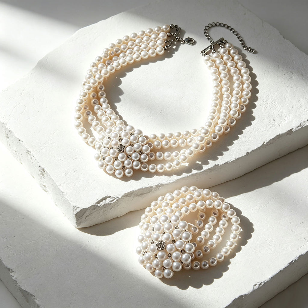 Multi-Row Pearl-Effect Jewelry — product image 3