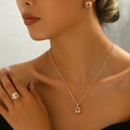 Twisted Round Charm Jewelry