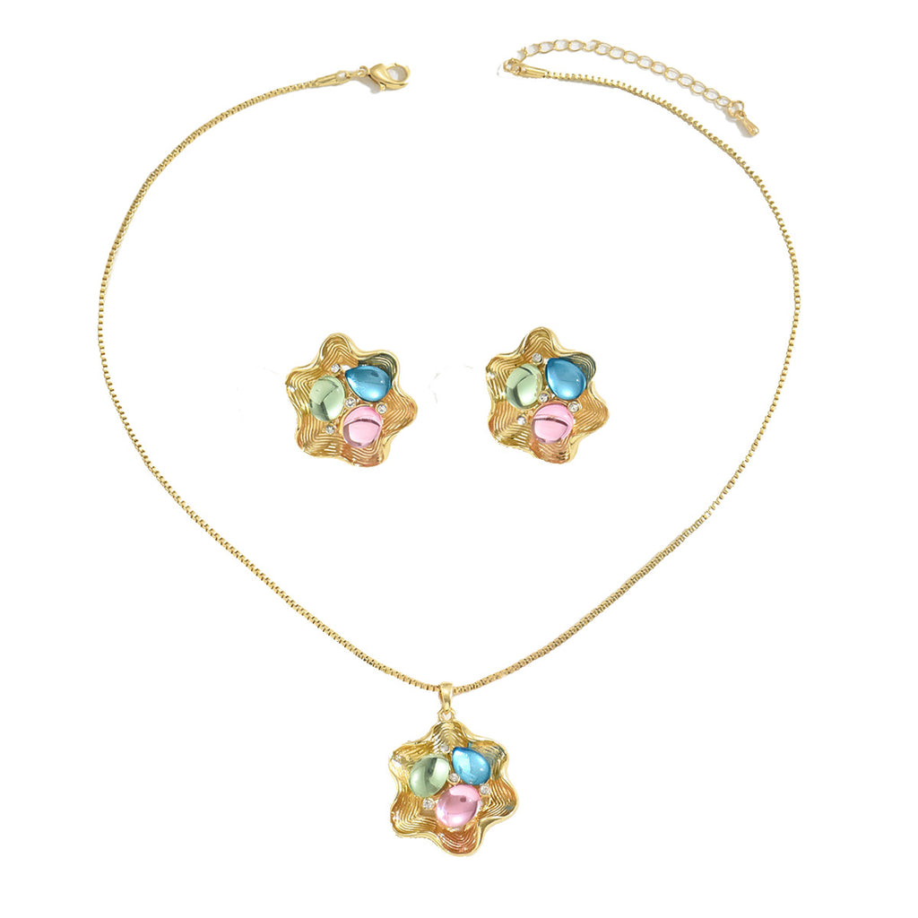 Multicolor Petal Pendant Jewelry — product image 5