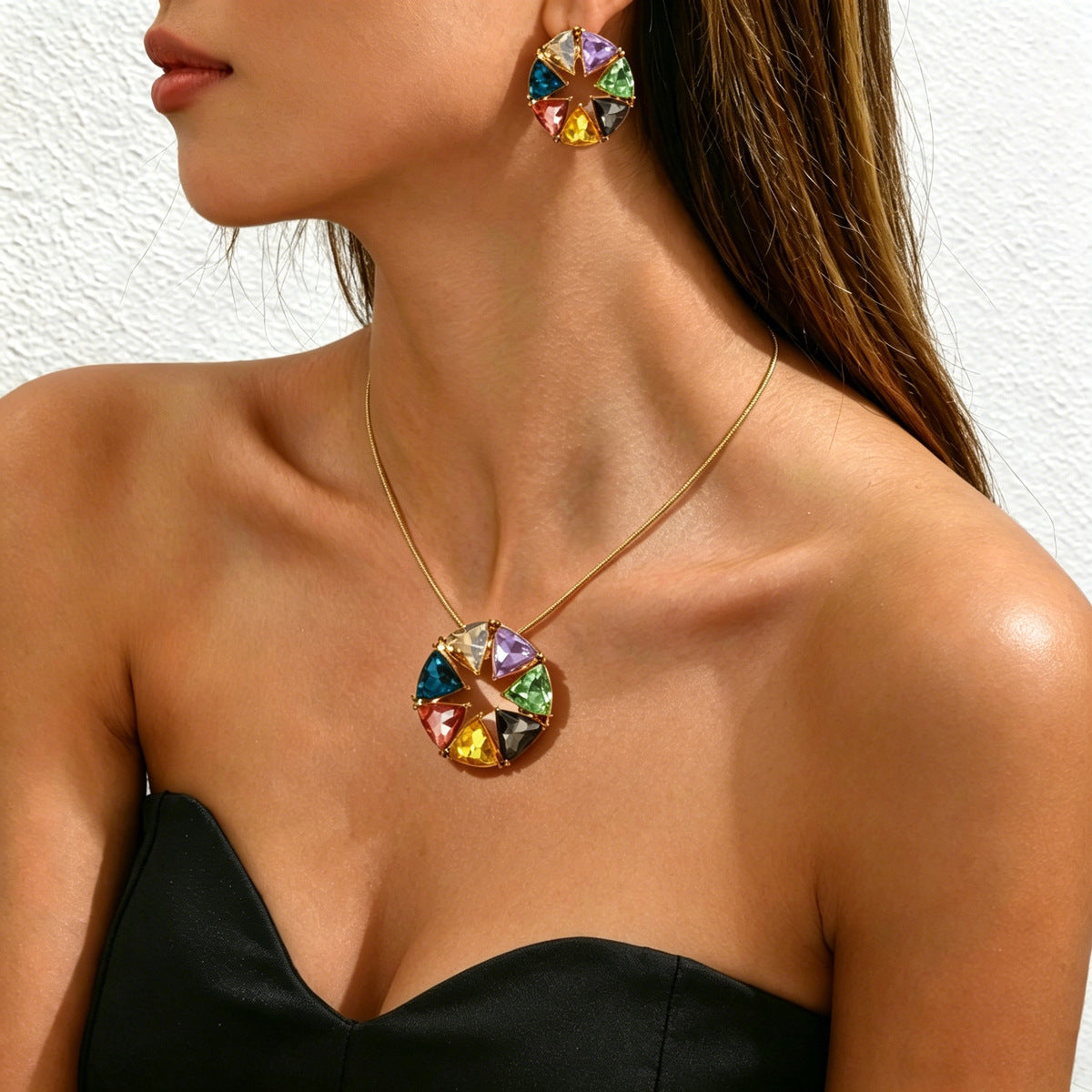 Multicolor Round Cluster Jewelry — product image 2