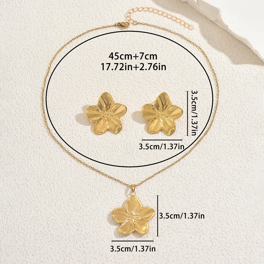 Etched Petal Flower Jewelry — product image 4