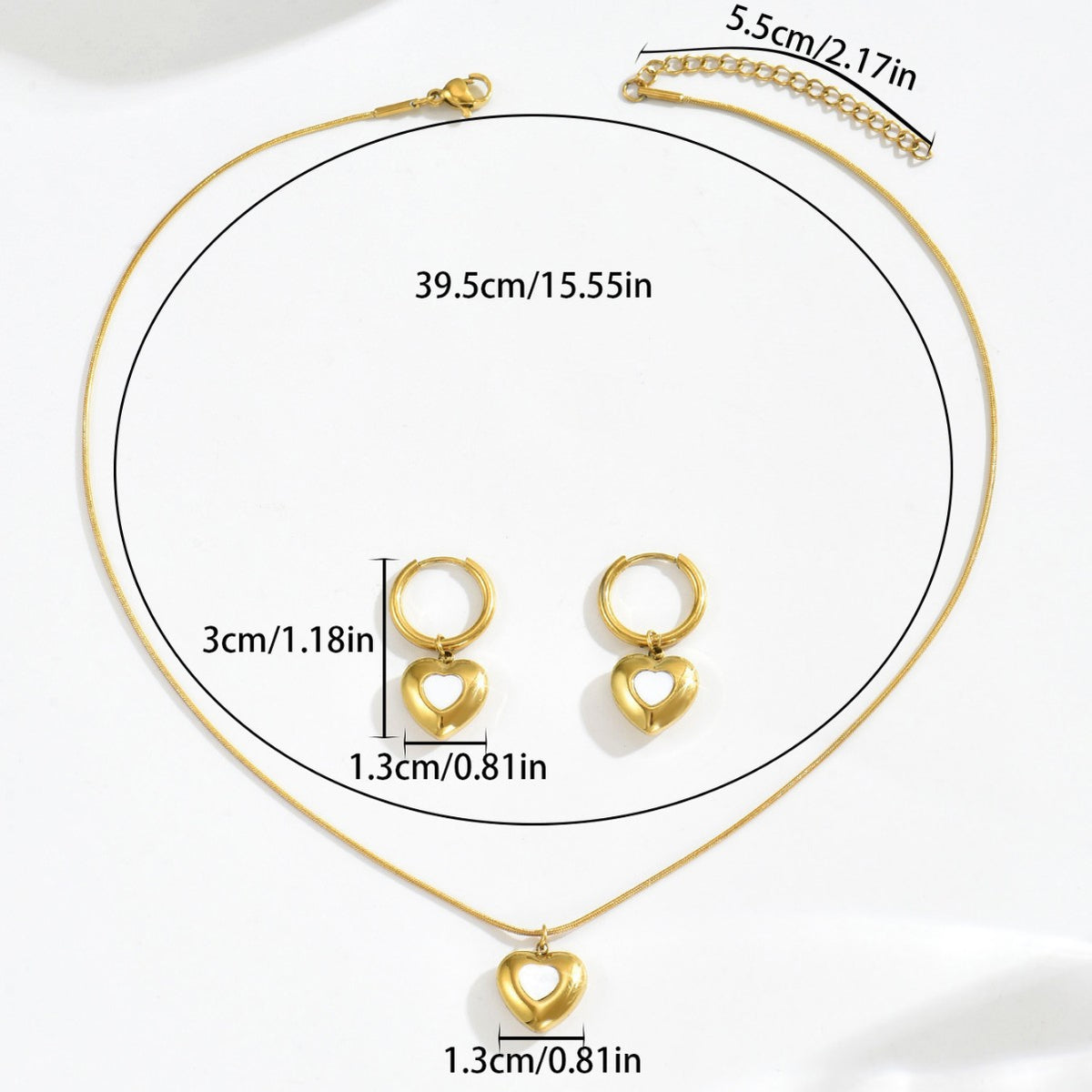 Petite Heart Loop Jewelry — product image 4