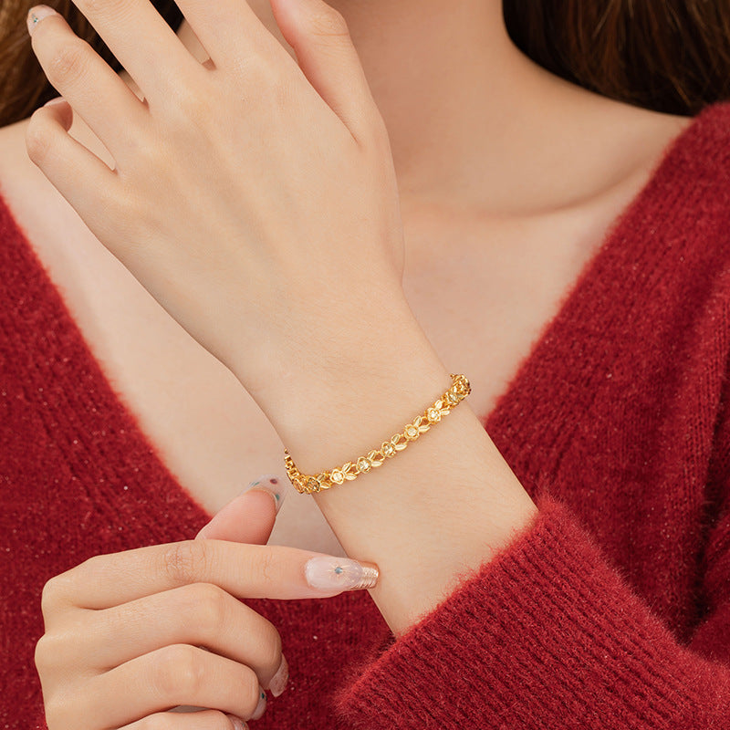 Armband aus 999er Feinsilber – Hase und Tierkreiszeichen
