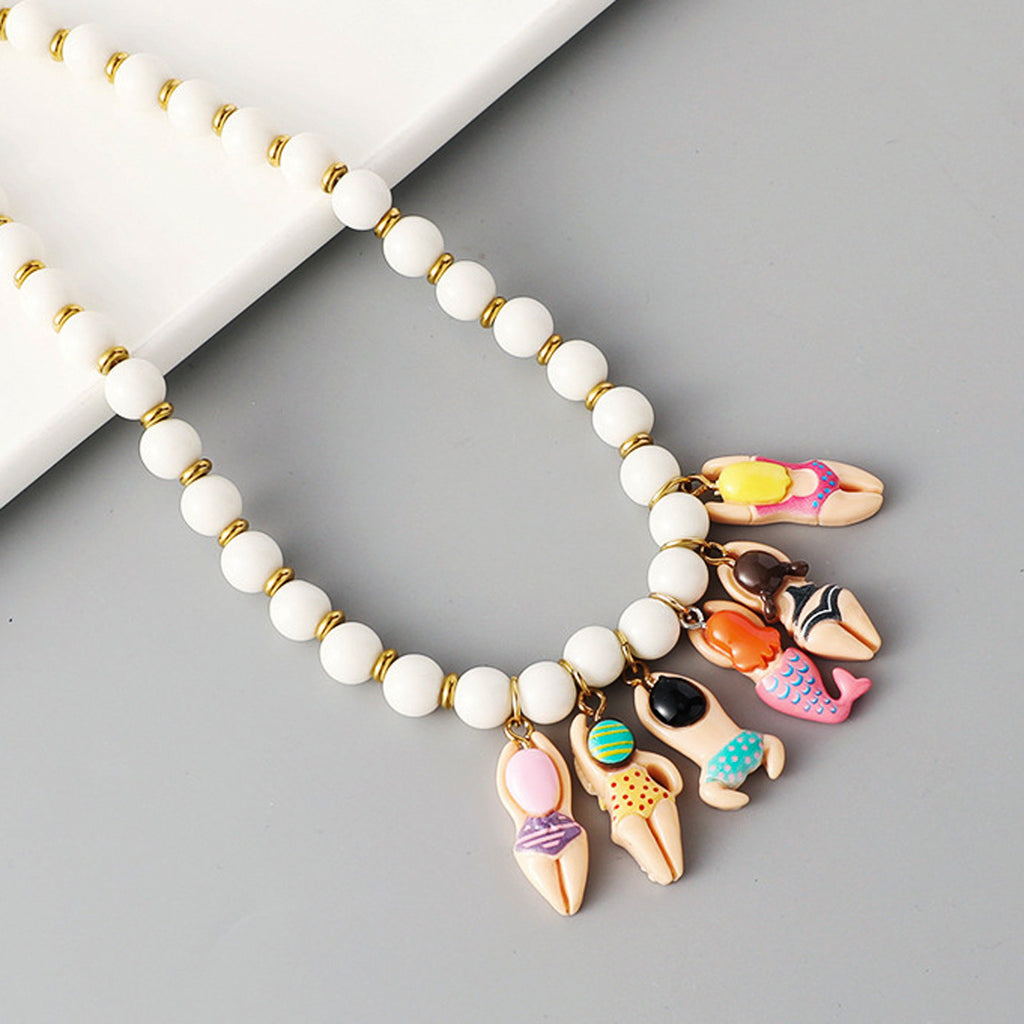 Colorful Doll Charm Necklace — product image 2