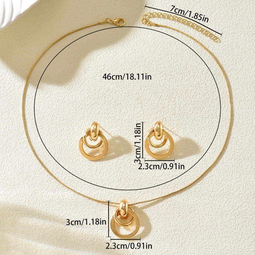 Linked Circle Pendant Jewelry — product image 4