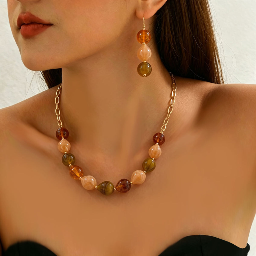 Warm Multicolor Bead Jewelry — product image 2