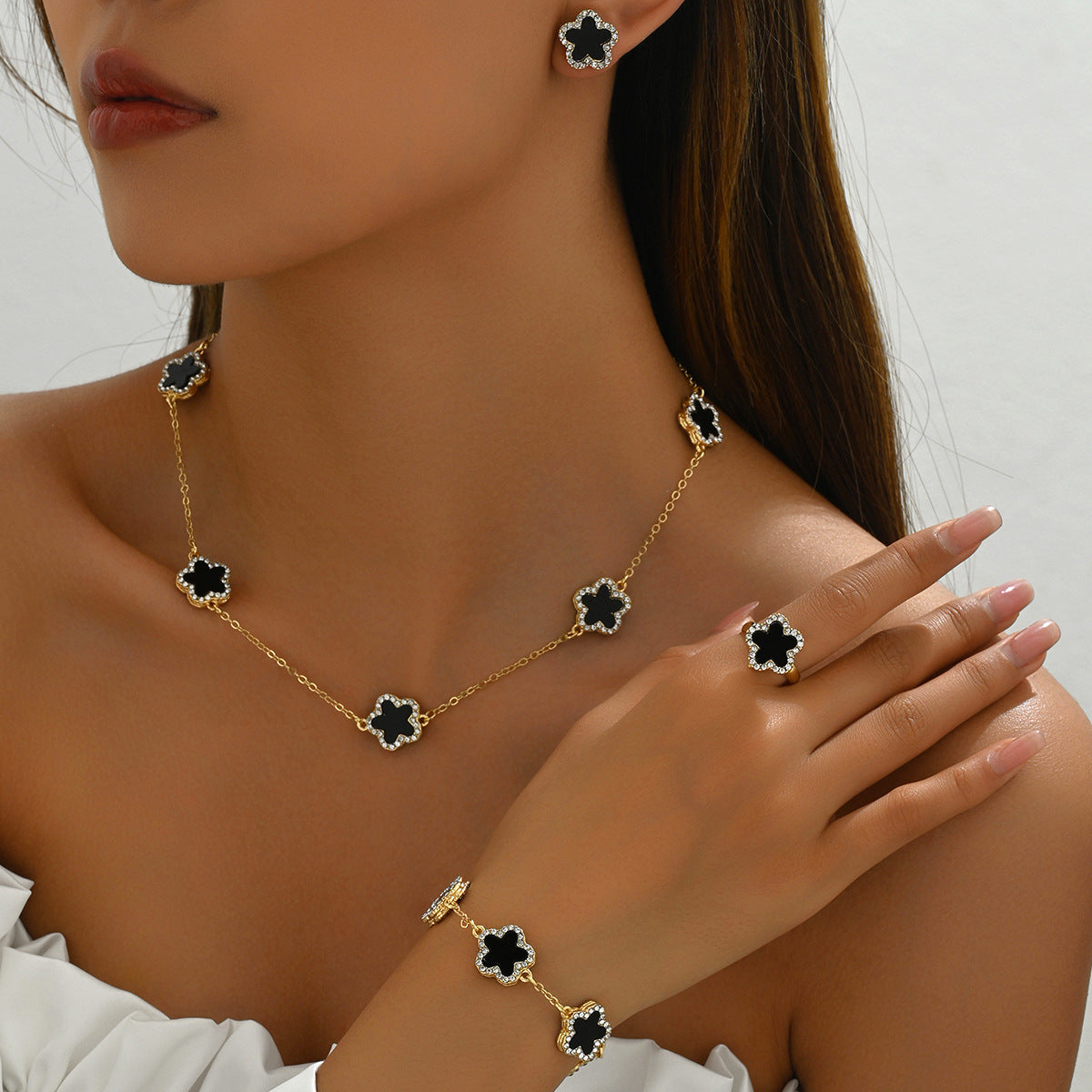 Black Blossom Station Jewelry — product image 2