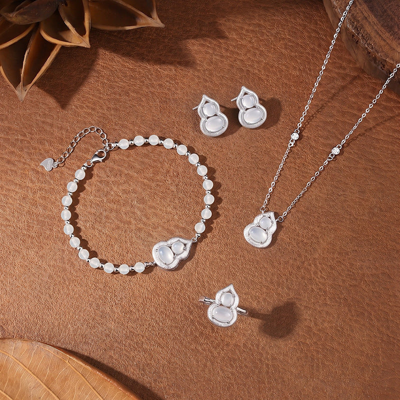 Sterling Silver Gourd Jewelry – Chalcedony