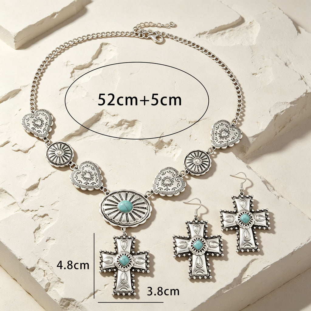 Turquoise-Color Cross Jewelry — product image 3