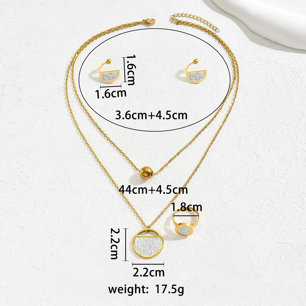 Layered Half-Disc Jewelry — product image 4