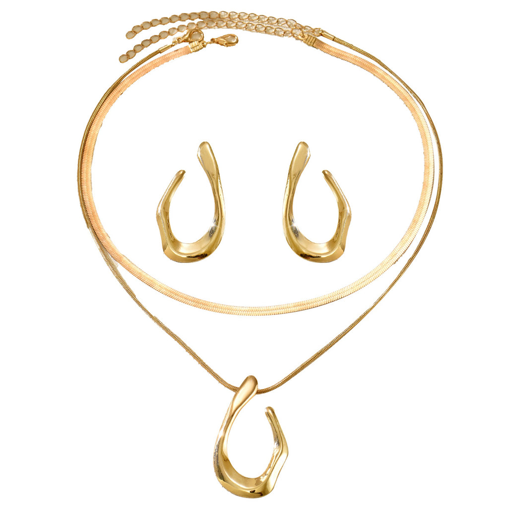 Open Teardrop Layered Jewelry — product image 5