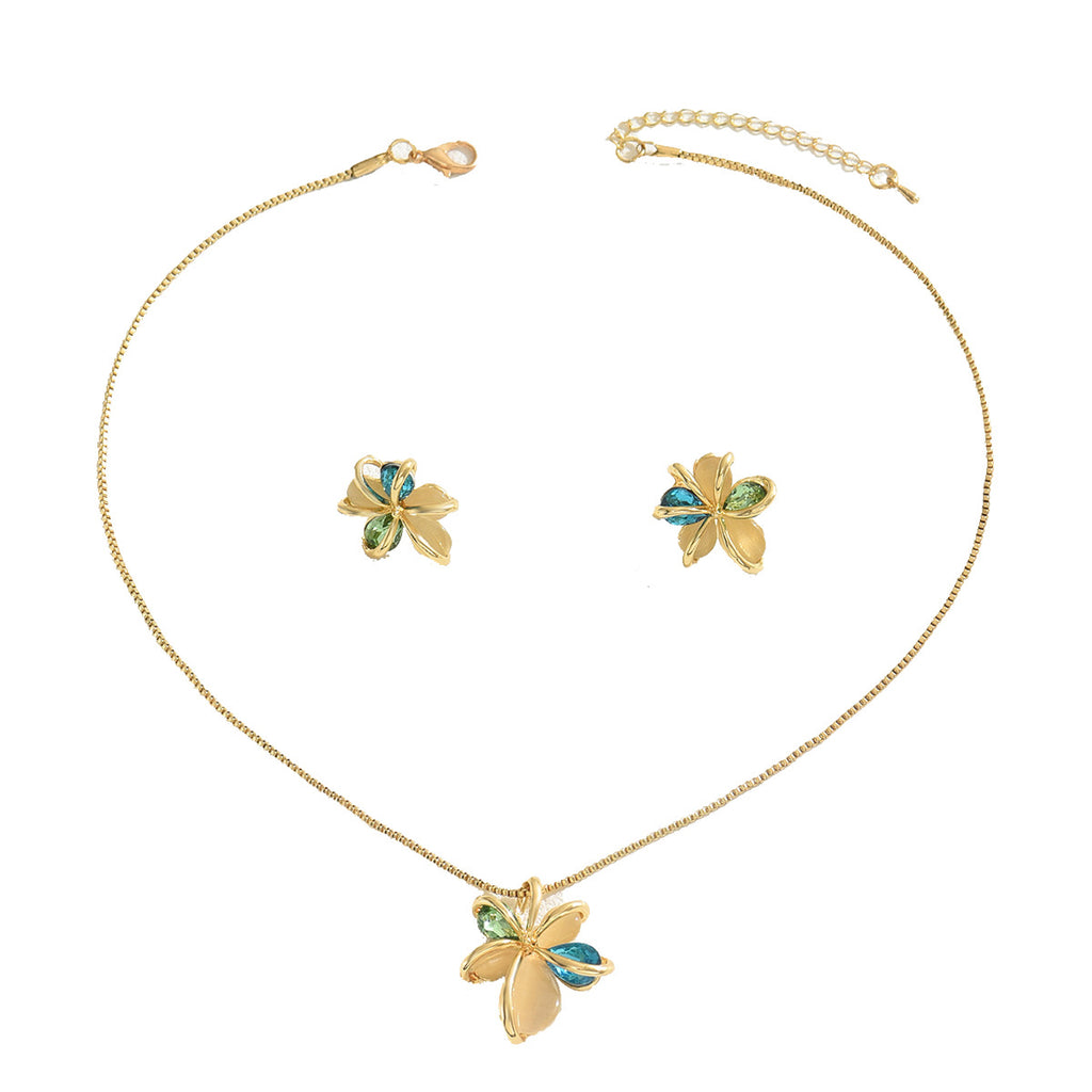 Green and Gold Botanical Jewelry — product image 5