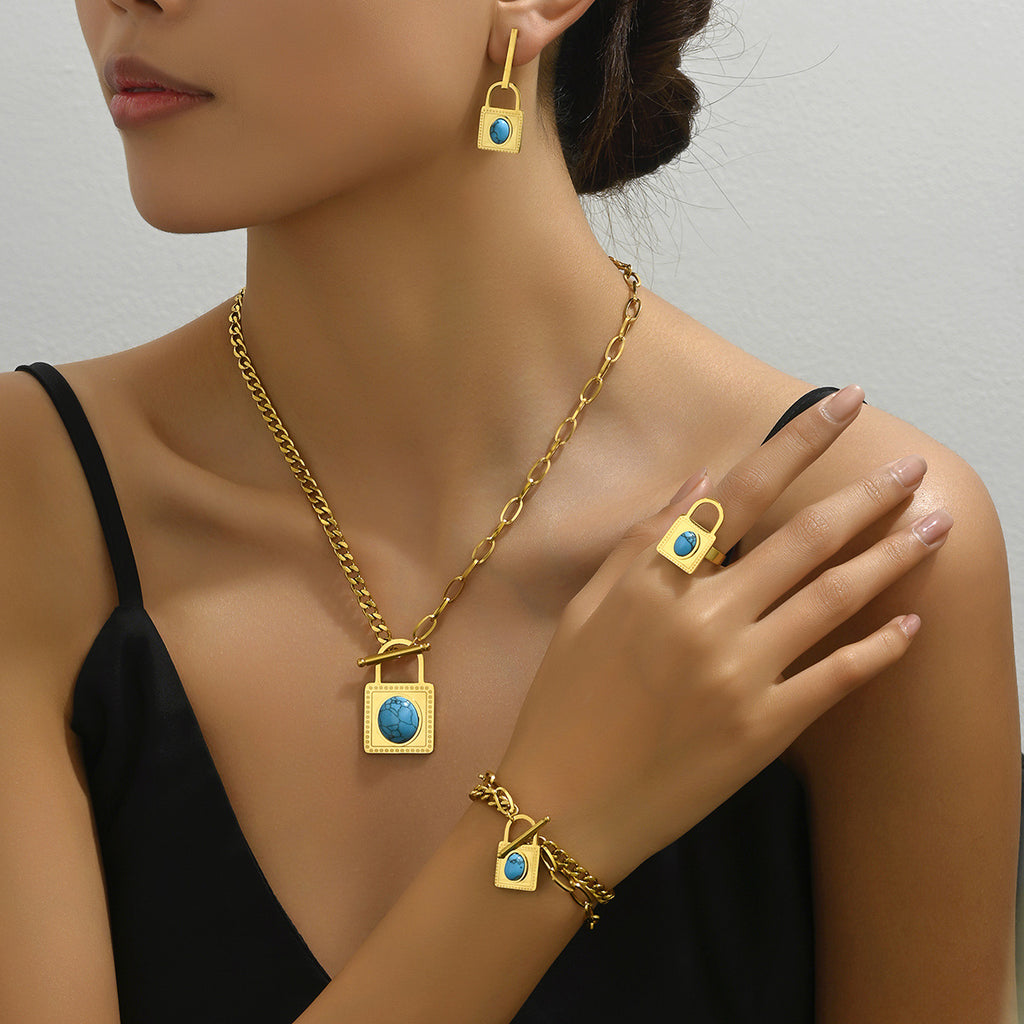 Blue Lock Charm Jewelry — product image 2