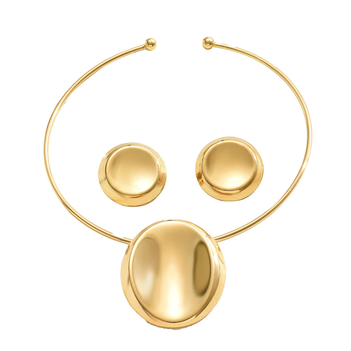 Polished Oval Collar Jewelry — product image 5