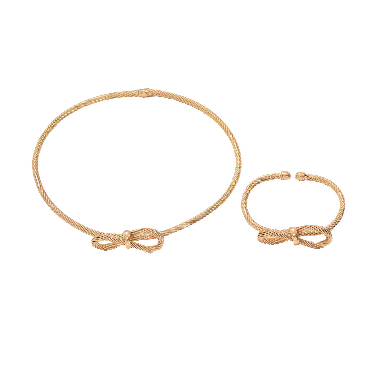 Textured Bow Choker Jewelry — product image 5
