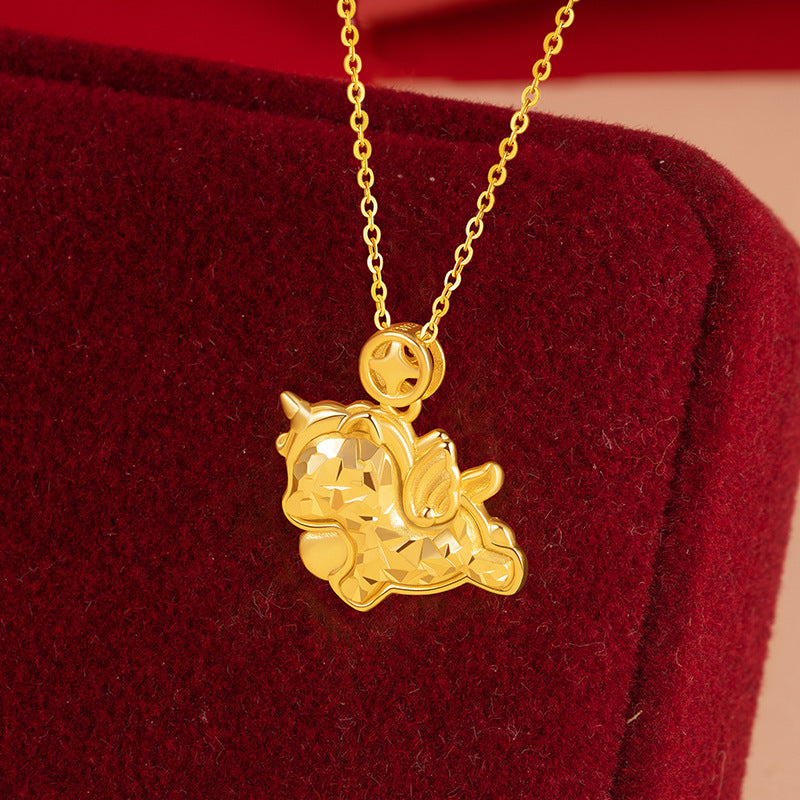 Sterling Silver Coin and Zodiac Necklace