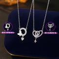 Sterling Silver Butterfly Necklace – Zircon Accents