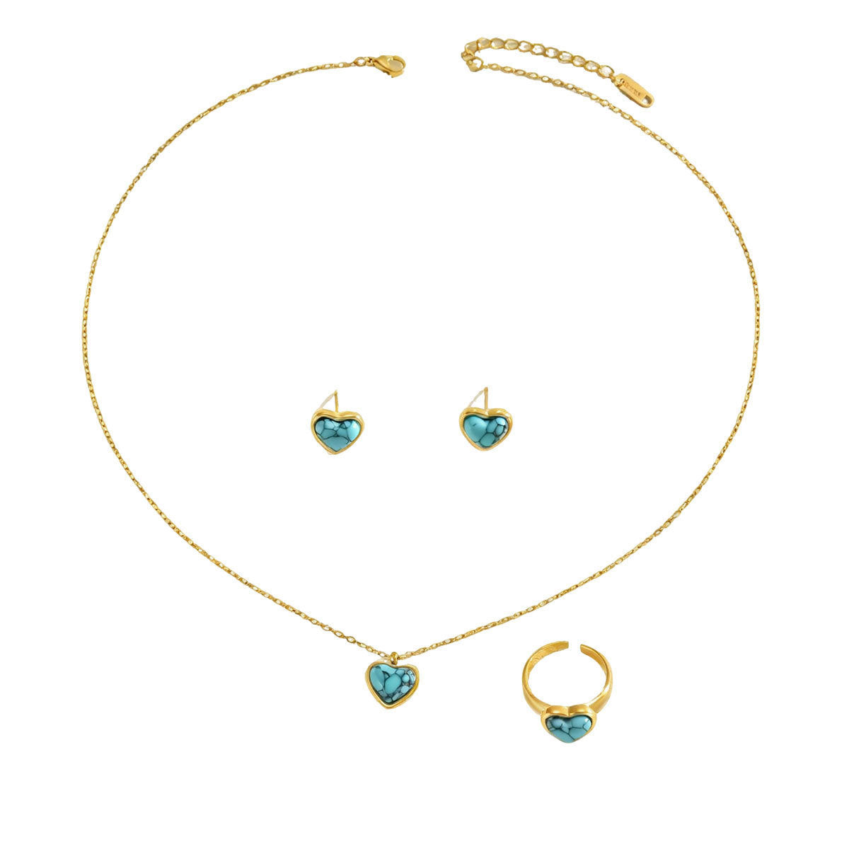 Tiny Blue Heart Pendant Jewelry — product image 5