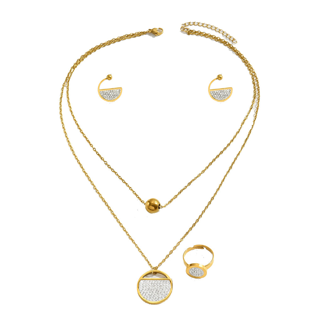 Layered Half-Disc Jewelry — product image 5