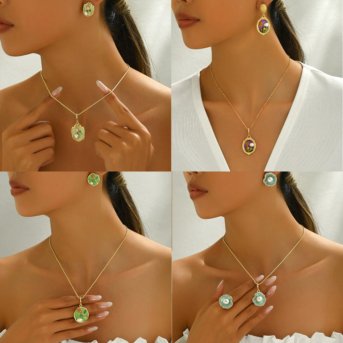 Soft-Color Petite Pendant Jewelry