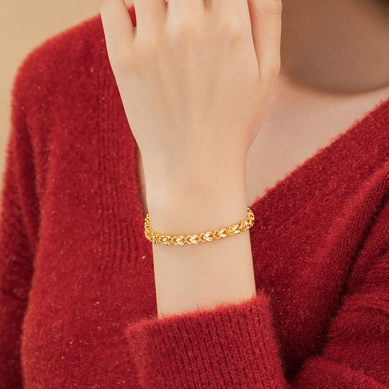 Armband aus 999er Feinsilber – Hase und Tierkreiszeichen