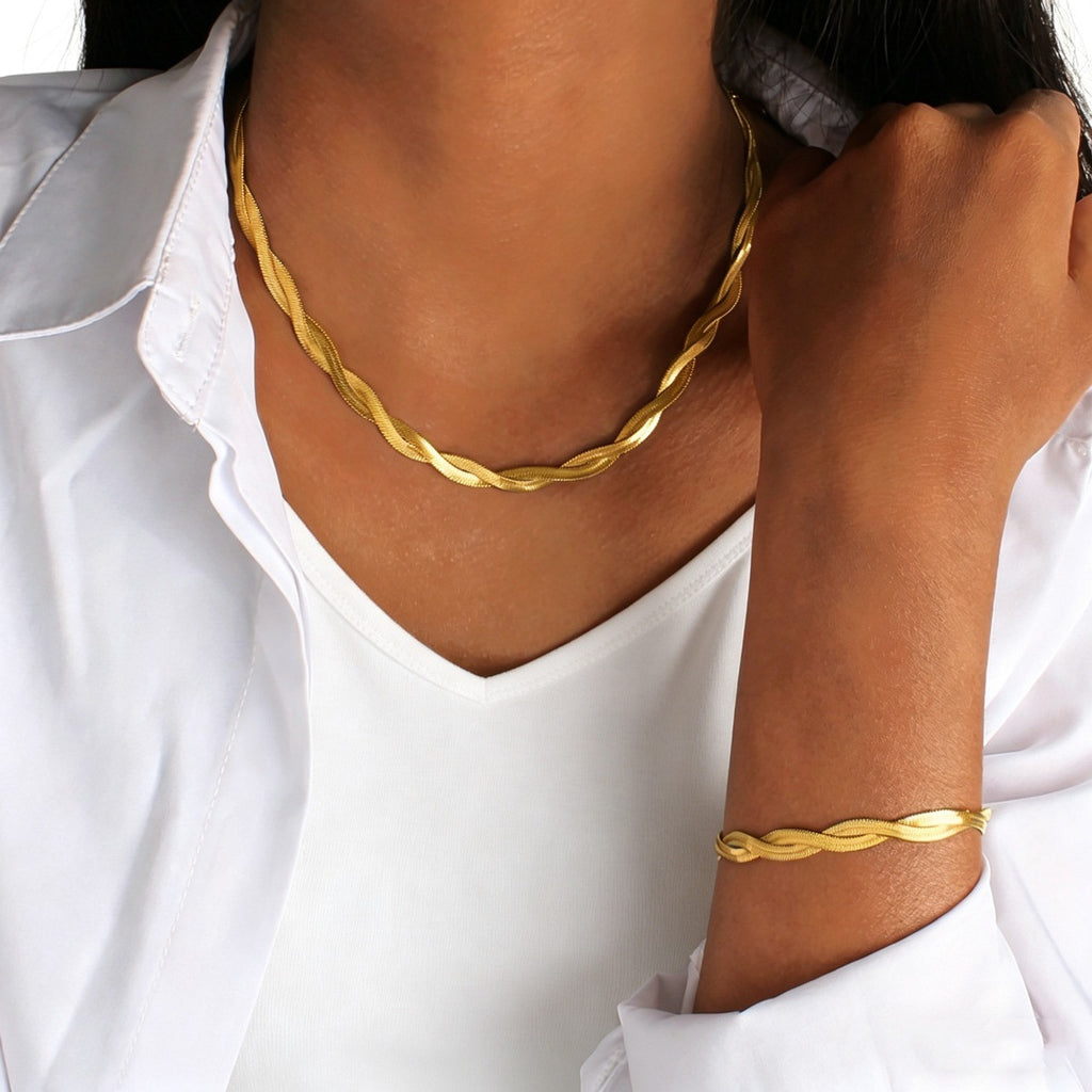 Twisted Ribbon Chain Jewelry — product image 2