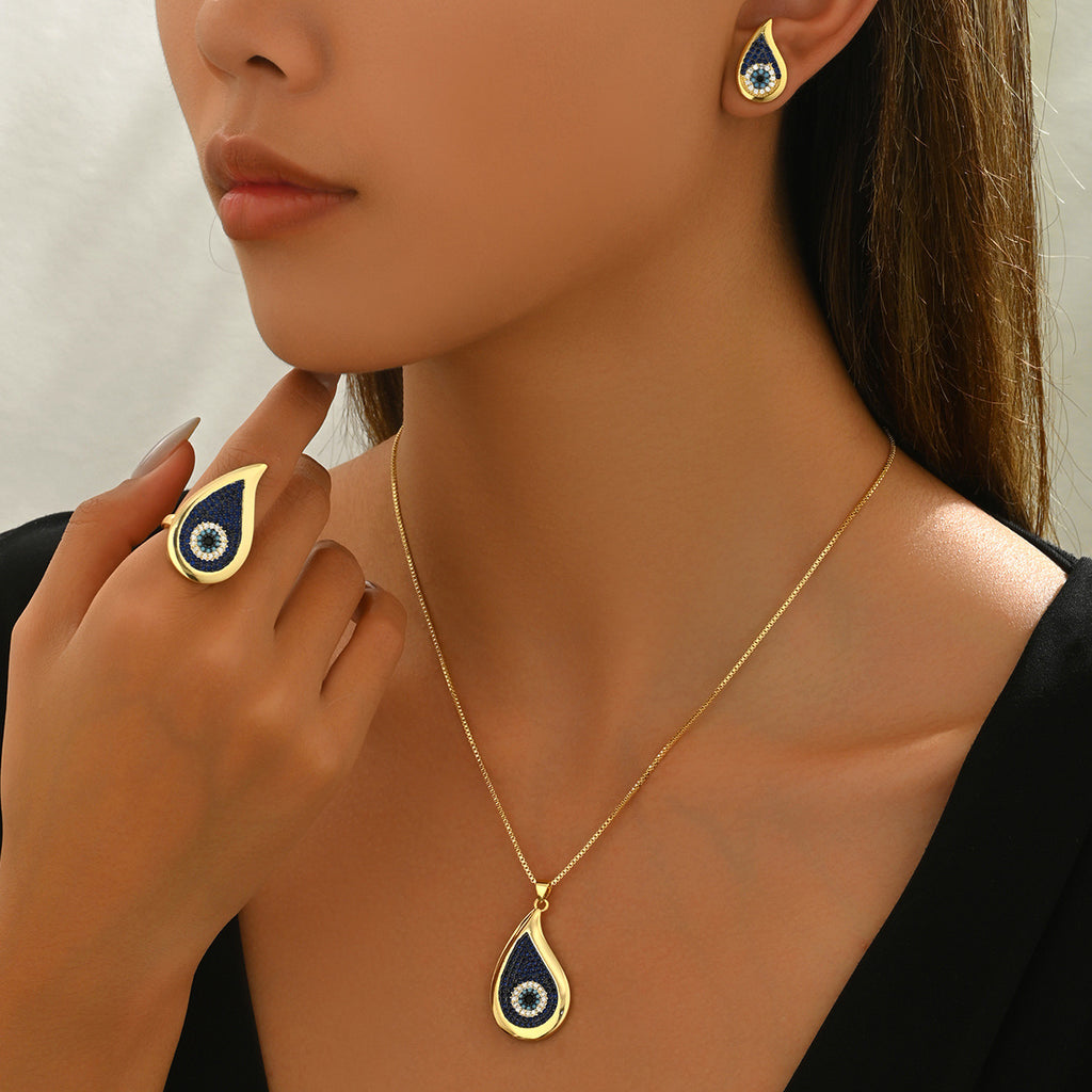 Teardrop Eye Pendant Jewelry