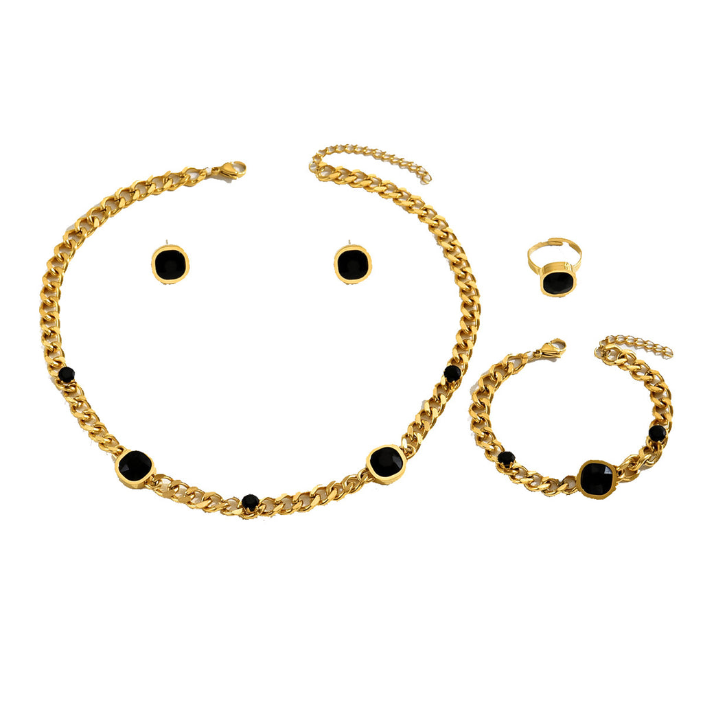 Black Round Station Chain Jewelry — product image 5