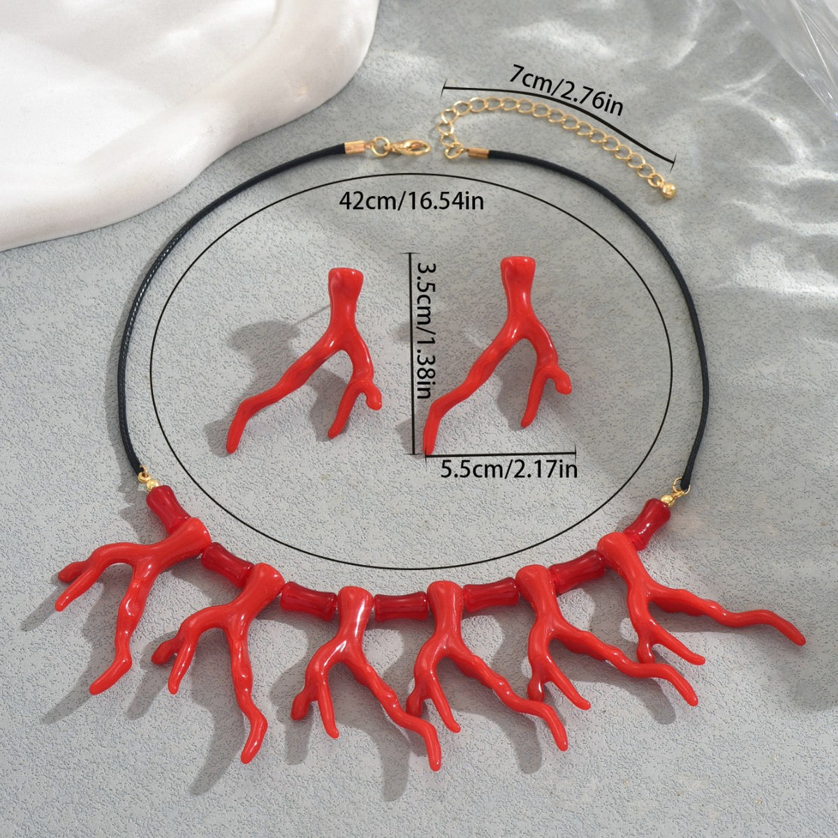 Red Branch Coral-Style Jewelry — product image 4