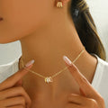 Triple-Curve Mini Pendant Jewelry