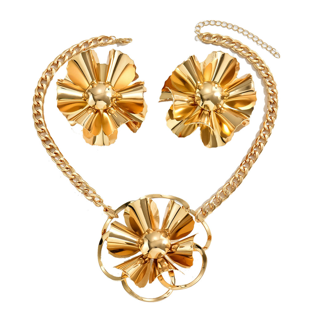 Pleated Flower Chain Jewelry — product image 5