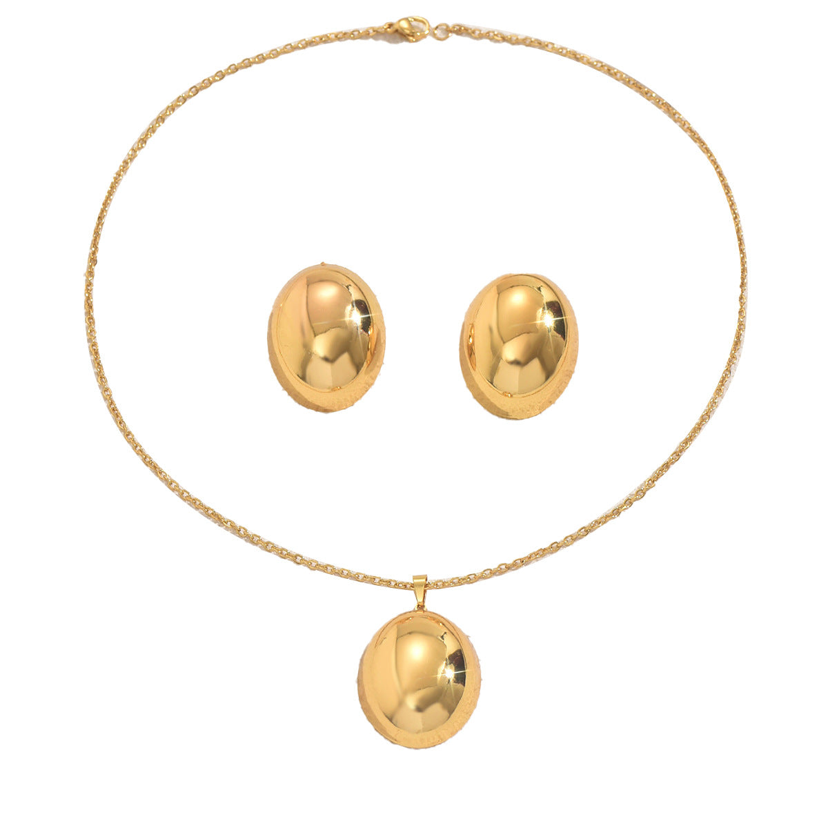 Polished Oval Pendant Jewelry — product image 5