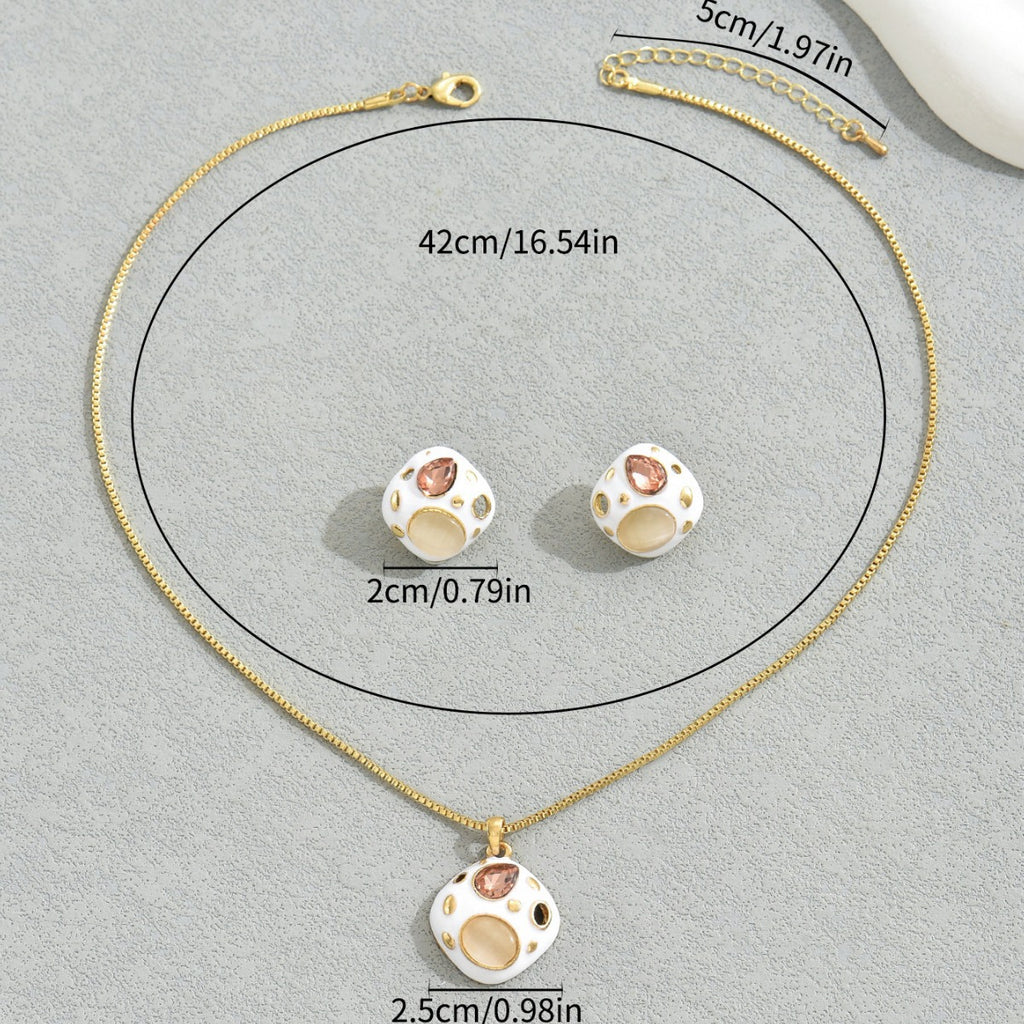 Round Mosaic Pendant Jewelry — product image 3