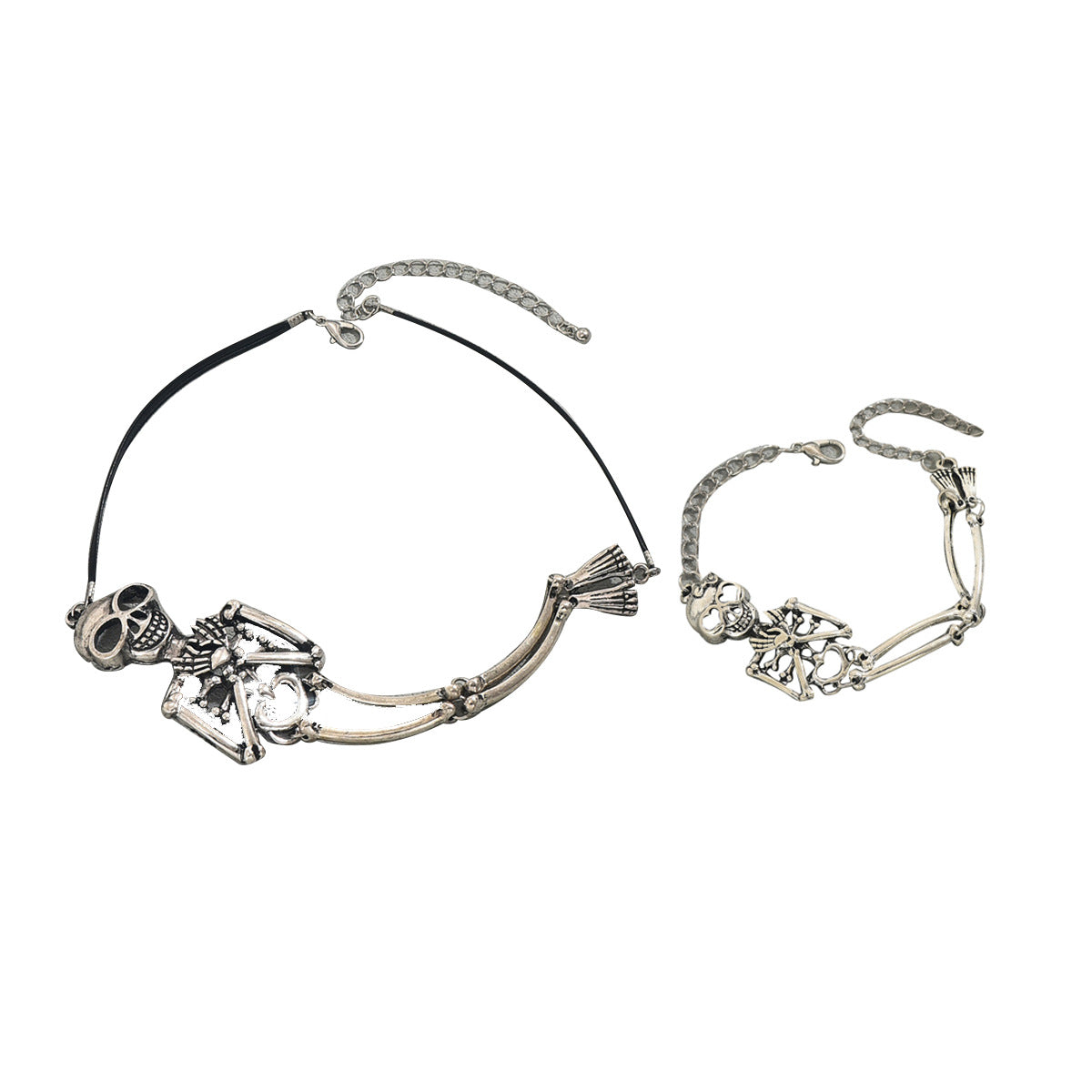 Skull and Geometric Cord Jewelry — product image 5