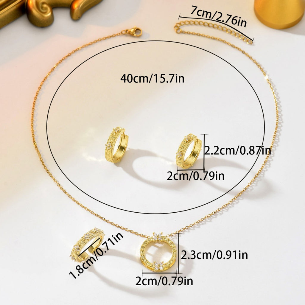 Sparkling Open Circle Jewelry — product image 4