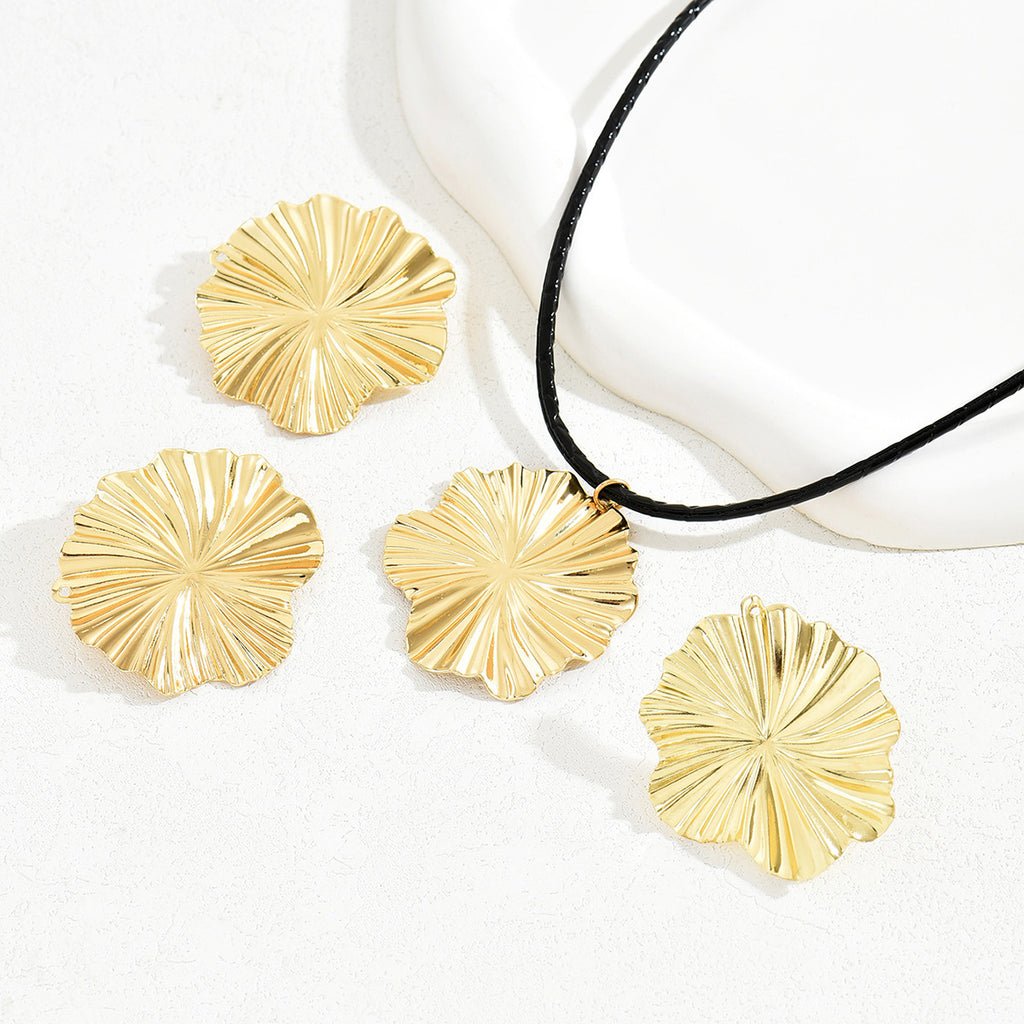 Pleated Flower Disc Jewelry — product image 3