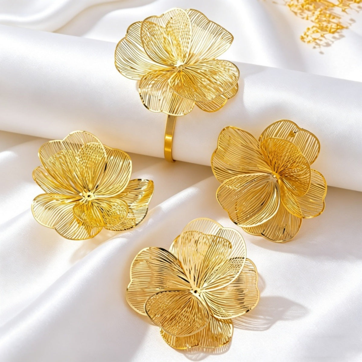 Lattice Flower Statement Jewelry — product image 3