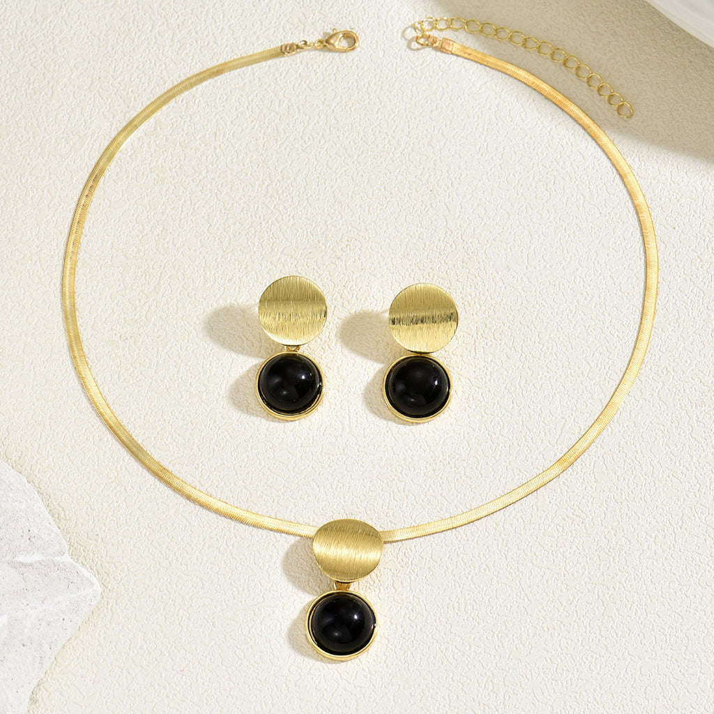 Black Disc Drop Jewelry — product image 3