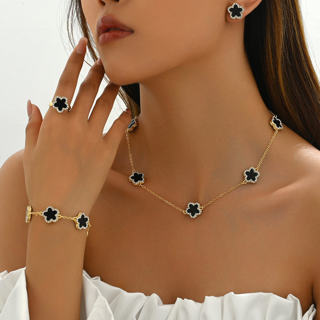 Black Blossom Station Jewelry