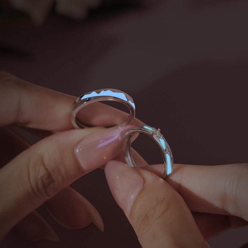 Luminous Sterling Silver Ring – Zircon Accents – luminous detailing